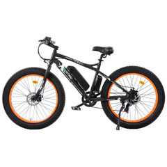 UL Certified-Ecotric Hammer Electric Fat Tire Beach Snow Bike-Matt Black